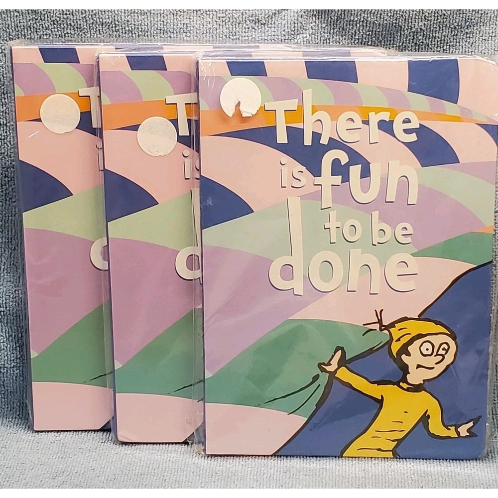 NEW Lot 3 Dr Seuss Oh! The Places You'll Go! Journal Lined 60 Sheets Sealed